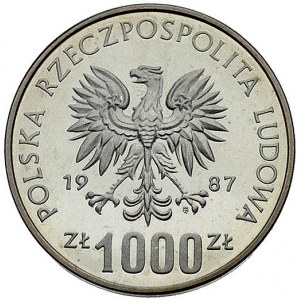 1000 złotych 1988, Igrzyska XXIV Olimpiady 1988, wypukł...