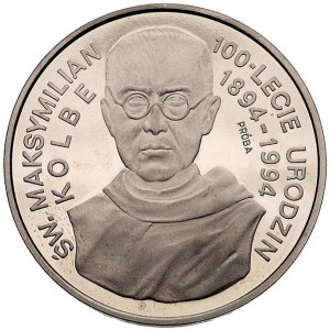 300.000 złotych 1994, Święty Maksymilian Kolbe, Parchim...