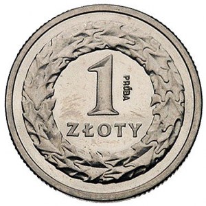 1 złoty 1990, wypukły napis PRÓBA, Parchimowicz P-707, ...