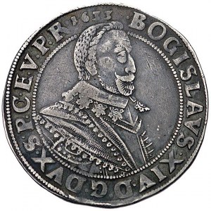 talar 1633, Szczecin, moneta z tytułem biskupa kamiński...
