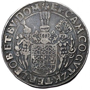 talar 1633, Szczecin, moneta z tytułem biskupa kamiński...