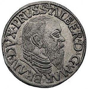 trojak 1544, Królewiec, napis PRVSS, Bahr. 1190, Neuman...