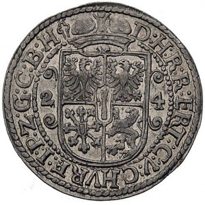 ort 1624, Królewiec, odmiana ze znakiem mincerza z Król...