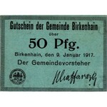 Brzeziny Śląskie (Birkenhain), 25 i 50 fenigów 9.01.191...