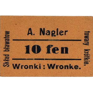 Wronki (Wronke) - 5, 10, 25, 50 fenigów, 1, 5 i 10 mare...