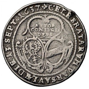 medalik- zaślubiny Władysława IV z Cecylią Renatą 1637 ...