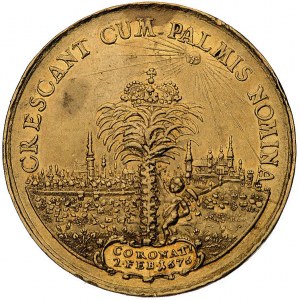 medal autorstwa Jana Höhna jun. wybity z okazji koronac...