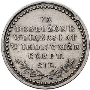 medal za długoletnią służbę autorstwa J. F. Holzhaeusse...