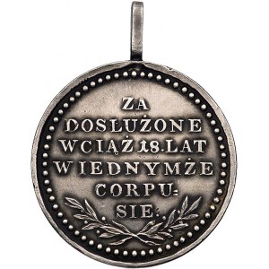 medal za długoletnią służbę autorstwa J. F. Holzhaeusse...