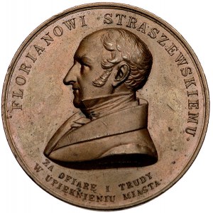 Florian Straszewski - medal autorstwa Johanna Daniela B...