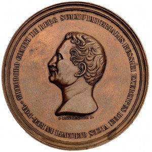 Teodor Berg- medal autorstwa J. Minheymera 1872 r., wyb...