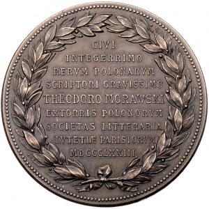 Teodor Morawski- medal nieznanego autora ofiarowany zna...
