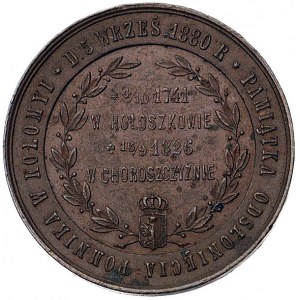 Franciszek Karpiński- medal autorstwa M. Kurnatowskiego...