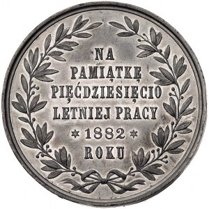 Alojzy Żółkowski- medal na pamiątkę 50-letniej pracy na...