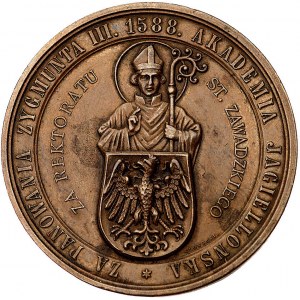 300-lat Gimnazjum św. Anny w Krakowie- medal autorstwa ...