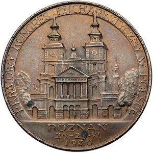 Kongres Eucharystyczny w Poznaniu 1930 r.- medal autors...