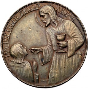 Kongres Eucharystyczny w Poznaniu 1930 r.- medal autors...