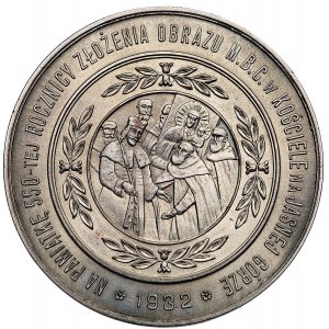 obraz M B Częstochowskiej 1932 r.- medal autorstwa J. C...