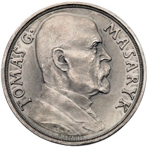 Tomasz Garrique Masaryk- medal autorstwa O. Spanela 193...