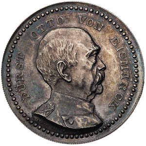 książę Otto Bismarck, medal autorstwa Oertela 1890 r., ...