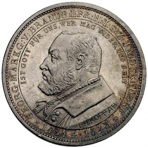 margrabia Jerzy brandenburski- medal pamiątkowy 1901 r....