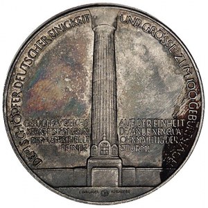 Otto Bismarck - medal autorstwa Lauera dedykowany twórc...