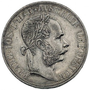 2 guldeny 1885, Wiedeń, Herinek 514, minimalne uszkodze...