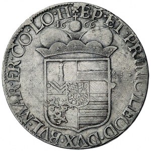 Maksymilian Henryk bawarski 1650-1688, patagon 1666, Li...