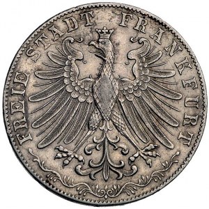 podwójny gulden 1855, Thun 138, lekko uszkodzony rant