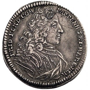 Fryderyk Ferdynand 1721-1773, odbitka w srebrze dukata ...