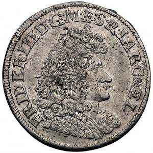 2/3 talara (gulden) 1689, Berlin litery LC-S, Schrötter...