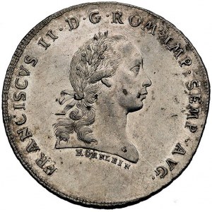 talar 1792, Aw: Głowa cesarza Józefa II i wokół napis, ...