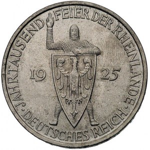 5 marek 1925 D, (Monachium), Rheinlande, J. 322