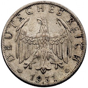 2 marki 1931 F, (Stuttgart), J. 320