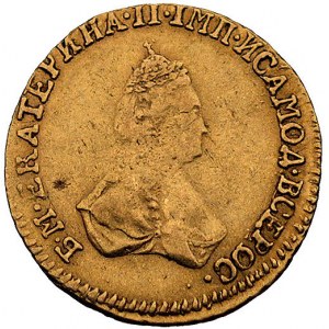 rubel 1779, Petersburg, Bitkin 108, Fr. 118, złoto 1.09...