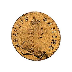 połtina 1777, Petersburg, Bitkin 109, Fr, 119, złoto, 0...