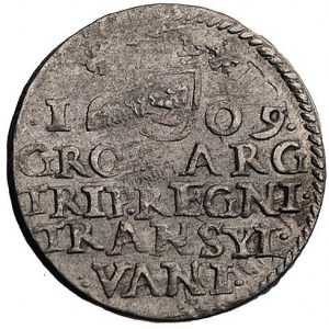 Gabriel Batory 1608-1613, trojak 1609, Resch 42