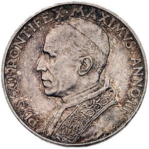 Pius XII 1939-1958, 10 lirów 1941, Rzym i 5 lirów 1942 ...