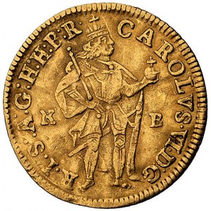 dukat 1722, Krzemnica, Herinek 152, Fr. 66, złoto, 3.42...