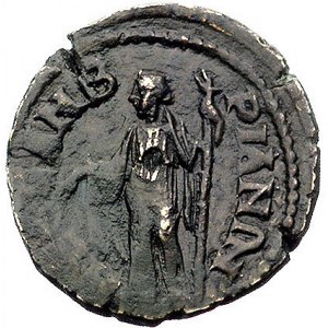 Tracja- Messembria, AE-27, Aw: Popiersia Gordiana i Tra...
