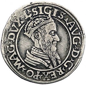 czworak 1566, Wilno, Kurp. 855 R, Gum. 624, ciemna paty...