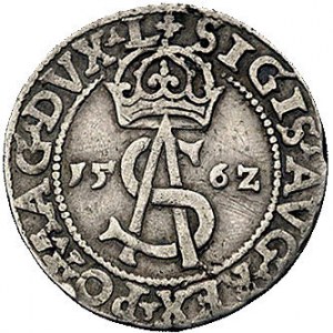 trojak 1562, Wilno, Kurp. 816 R, Gum. 620, drobne rysy ...