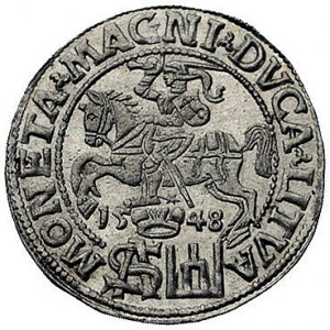 grosz na stopę polską 1548, Wilno, Kurp. 764 R, Gum. 61...