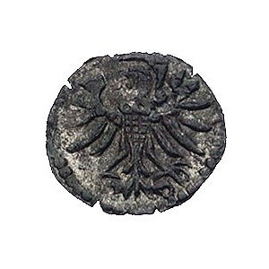 denar 1554, Gdańsk, Kurp. 925 R3, Gum. 640, T. 8, ciemn...