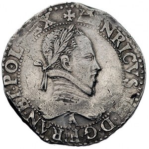 frank 1577, Paryż, Duplessy 1130, ładny portret króla