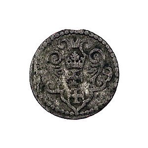 denar 1579, Gdańsk, Kurp. 263 R5, Gum. 788, T. 10, rzad...