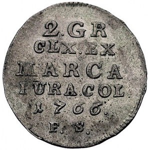 2 grosze srebrne 1766, Warszawa, Plage 243