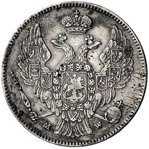 30 kopiejek = 2 złote 1835, Warszawa, Plage 372