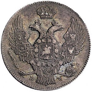 30 kopiejek = 2 złote 1840, Warszawa, rzadka odmiana z ...
