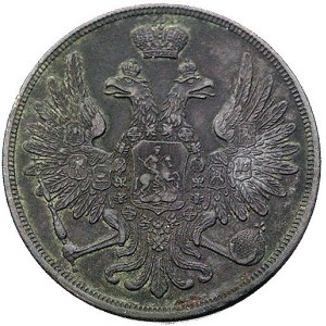 3 kopiejki 1856, Warszawa, Plage 470, patyna